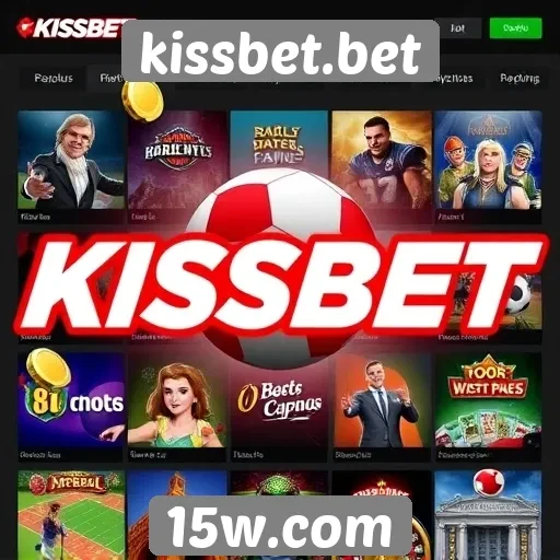 Variedade de jogos disponíveis no kissbet.bet
